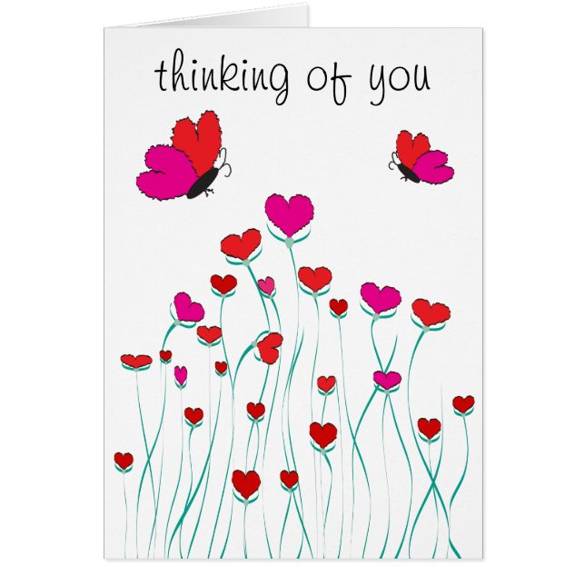 Corazones y mariposas Valentine Love (Frente)