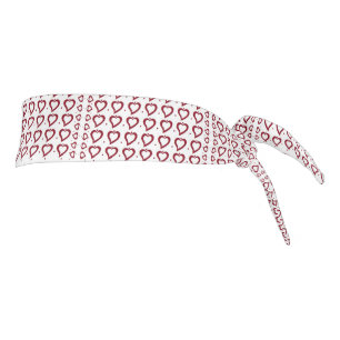 Corazones y pequeños puntos de diseño de Moda roja