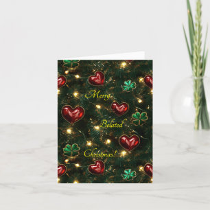 Corazones y rocas de Navidad tardíos