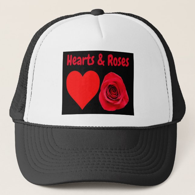 Corazones y Rosas gorras (Anverso)