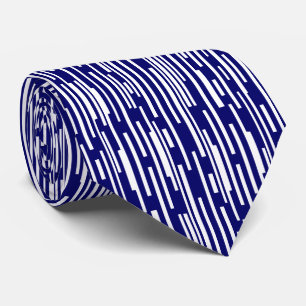 Corbata 100216 - Marina Profunda y Blanco