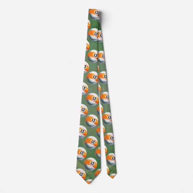 Corbata 13 Modelo Pintado De Balas (Anverso)