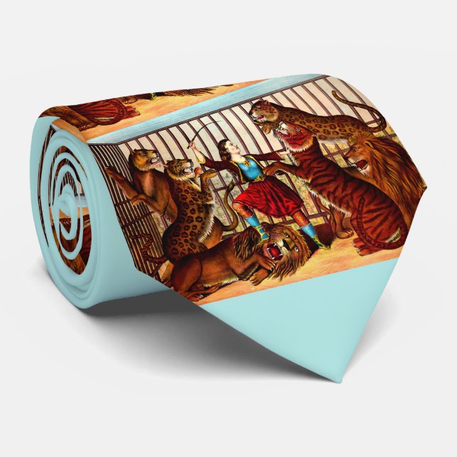 Corbata 1874 The Lion Queen print (Enrollado)