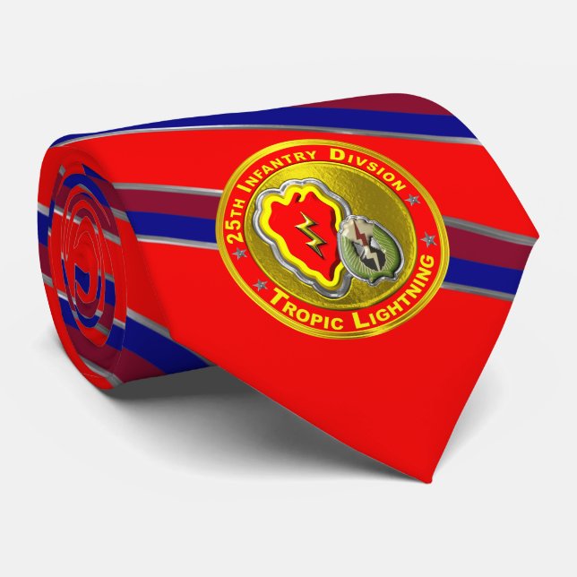 Corbata 25ª División de Infantería (Enrollado)