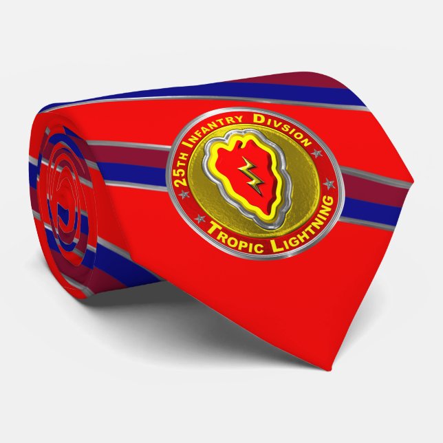Corbata 25ª División de Infantería  (Enrollado)