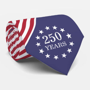 Corbata 250º Aniversario América Patriótico USA Independen
