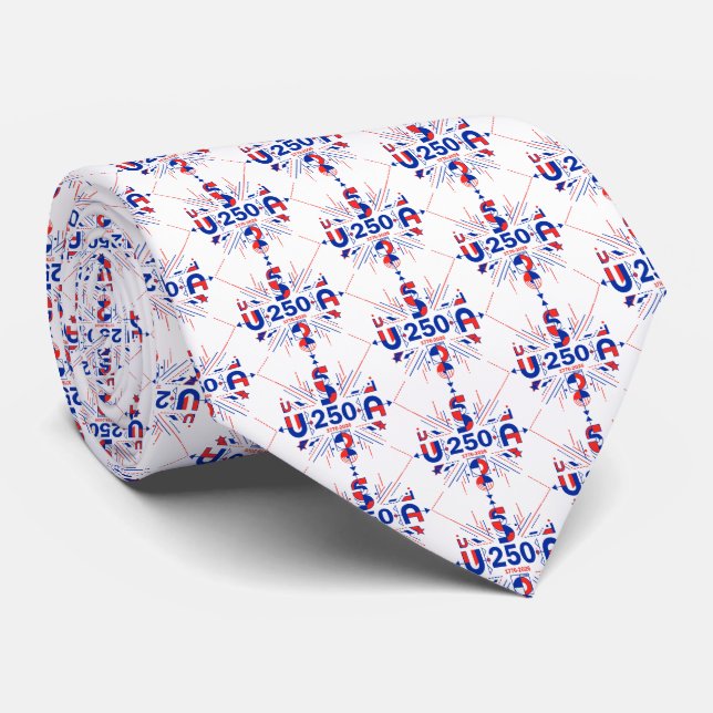 Corbata 250º aniversario de Estados Unidos (Enrollado)