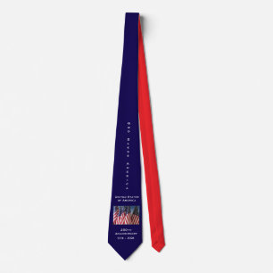 Corbata 250º Aniversario USA Patriótico Dios Bendiga Améri