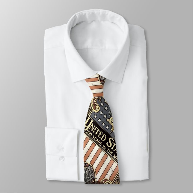 CORBATA 250 ANIVERSARIO DE AMÉRICA (Atado)