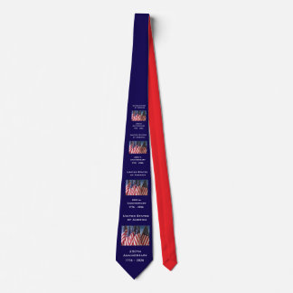Corbata 250° Aniversario de los Estados Unidos Patriótico 