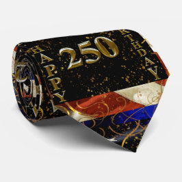 Corbata ¡250 cumpleaños felices América!