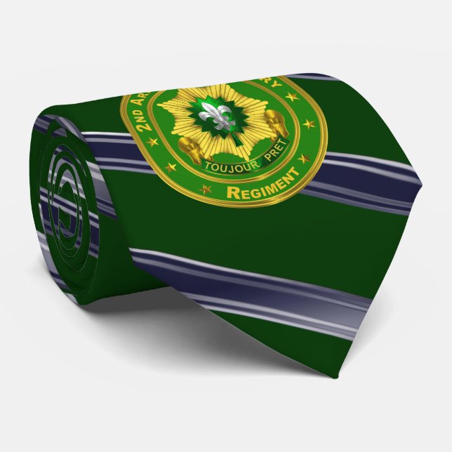 Corbata 2.º Regimiento de Caballería Armada  (Enrollado)