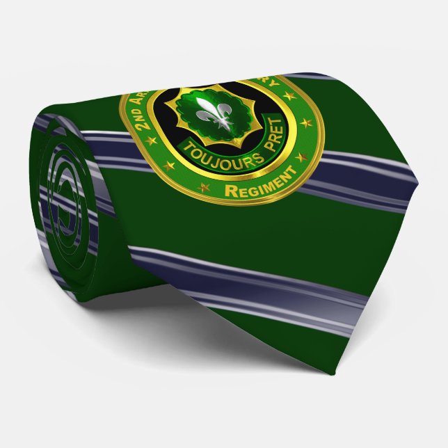 Corbata 2.º Regimiento de Caballería Armada (Enrollado)