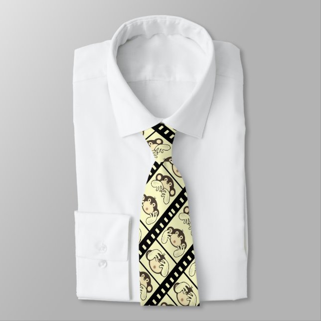 Corbata 3 Monos neckita (Atado)