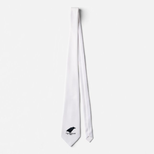 Corbata 3D Raven nunca más (Anverso)