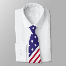 Corbata 4 de julio: Estrellas y franjas de la bandera de l