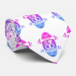 Corbata 60 aniversario del 60º boda de diamantes tradicion