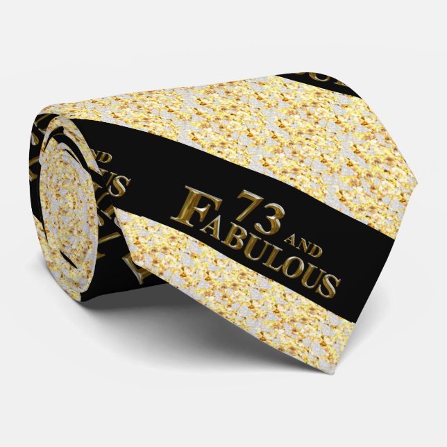 Corbata 73 cumpleaños (Enrollado)