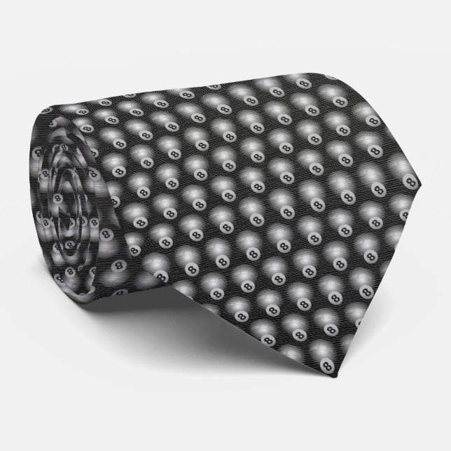 Corbata 8-Ball – Micro Patrón (Enrollado)
