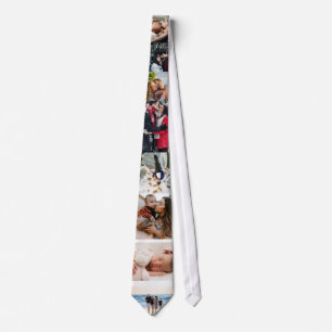 Corbata 8 Personalizado personalizado de Collage de fotos