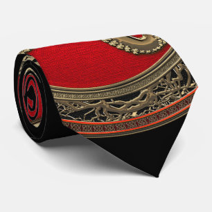 Corbata [900] Opulpo sagrado de oro en postura defensiva