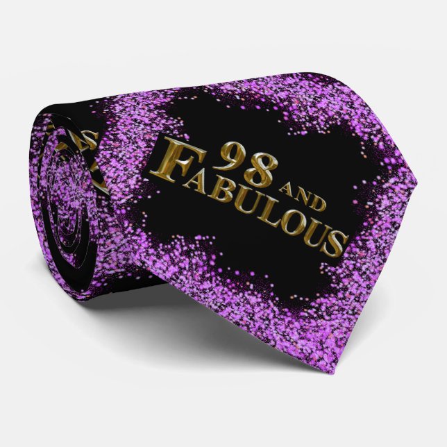 Corbata 98 cumpleaños (Enrollado)