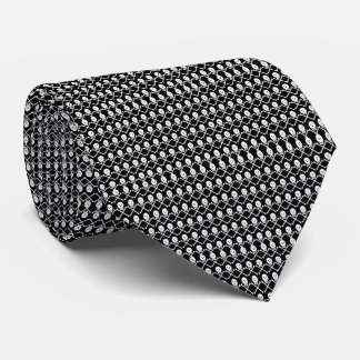 CORBATA 992614 BLANCO NEGRO CROSSBONES PIRATE GANG PA
