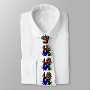 Corbata A los navidades les encanta la huella animal de le