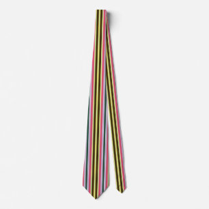 Corbata a rayas napolitanas