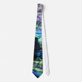 Corbata Abalone shell hermoso detalle paua