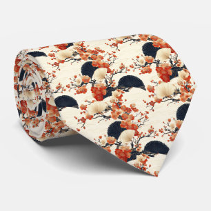Corbata Abanico de Flor de Cerezo Japonesa (6)