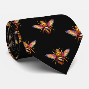 Corbata Abeja Reina Con Corona