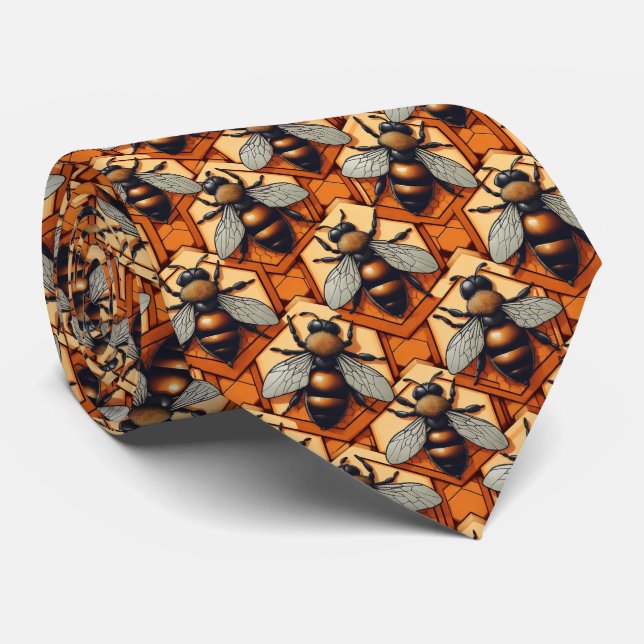 Corbata Abejas (Enrollado)