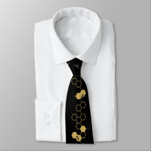 Corbata Abejas y lazo del panal