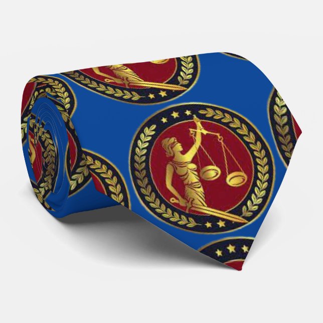 Corbata Abogado Clásico Gift Neck Tie (Enrollado)