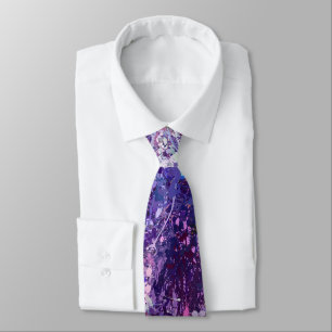 Corbata Abstracción violeta