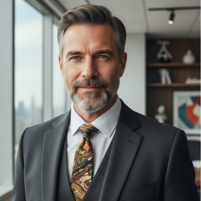 Corbata Abstract Earth Tone Camouflage Pattern (Subido por el creador)