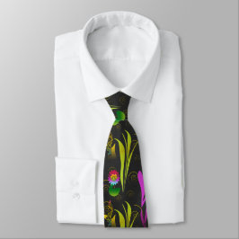 Corbata Abstract Floral with Spirals 1