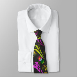 Corbata Abstract Floral with Spirals 1