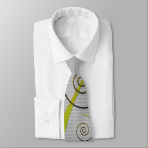 Corbata Abstract Floral with Spirals 2