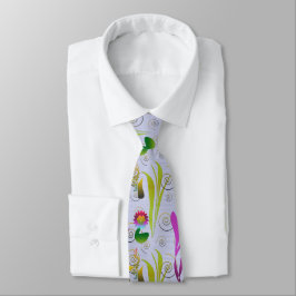 Corbata Abstract Floral with Spirals 3