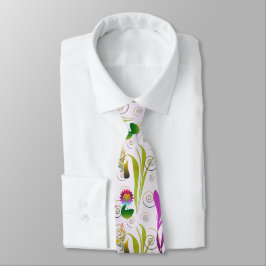 Corbata Abstract Floral with Spirals 6