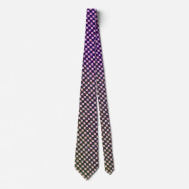 Corbata Abstract Geometric Gradient Checker Pattern 1278