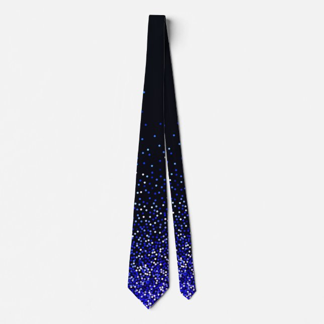 Corbata Abstract Glitters Falling On Black Background (Anverso)