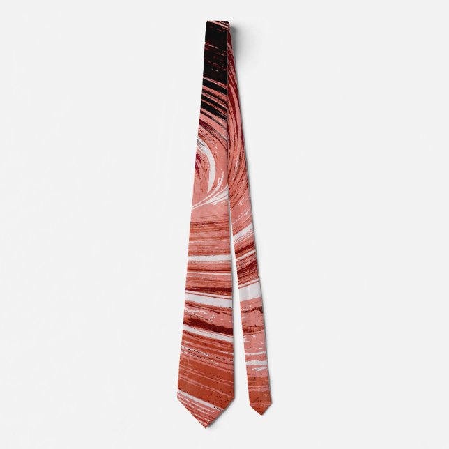 Corbata Abstract Orange Shapes (Anverso)