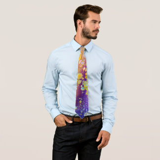Corbata Abstract Purple Tie