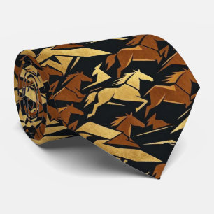 Corbata abstracta de carreras de caballos Derby