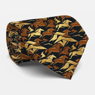 Corbata abstracta de carreras de caballos Derby