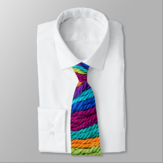 Corbata abstracta de cuello con vórtice de color a