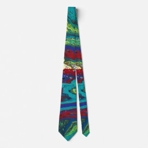 Corbata abstracta divertida y genial Que Sera 3